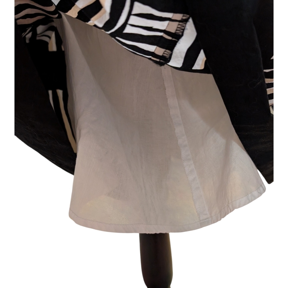 *2 FOR 1* Talbots Black and Multicolor A-Line Skirt - Picture 6 of 8